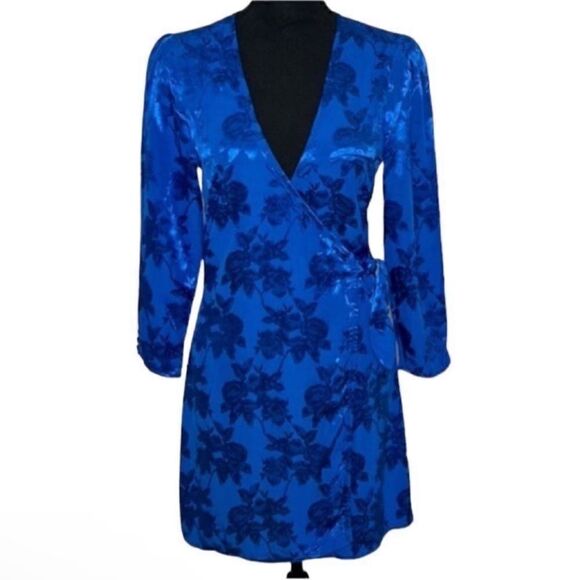 Majorelle Mini Cobalt Blue Dress(Size Small) - Picture 4 of 11